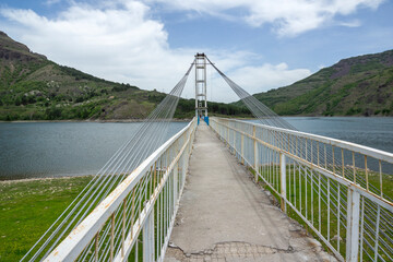 Obraz premium Landscape of Studen Kladenets Reservoir, Bulgaria