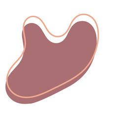 Modern Organic Shape for Digital Artwork