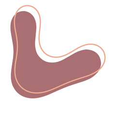 Decorative Blob Illustration for Print and Web