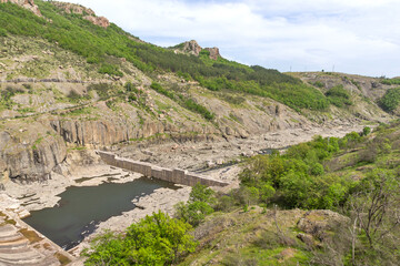 Fototapeta na wymiar Landscape of Studen Kladenets Reservoir, Bulgaria