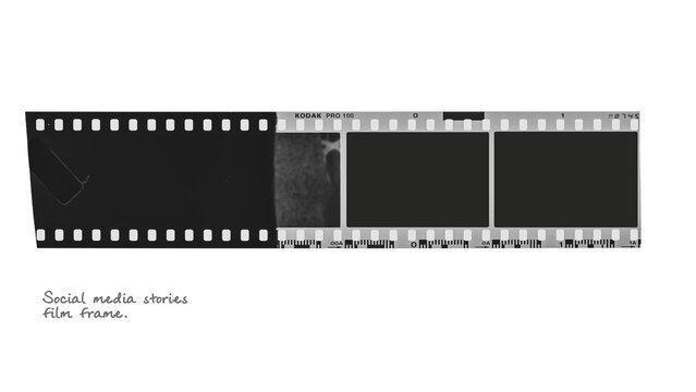Bangkok, Thailand - December 15, 2021 film collections frame.Kodak black and white Films.