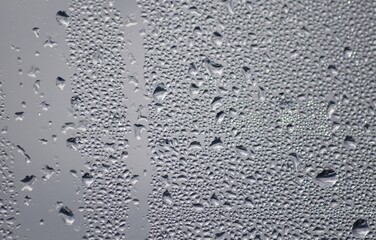 water drops on the window
