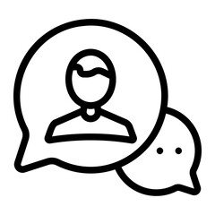 chat line icon