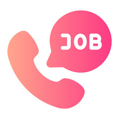 telephone gradient icon