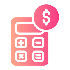 accounting gradient icon