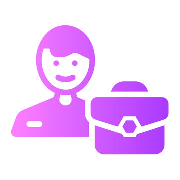 Self Employed Gradient Icon