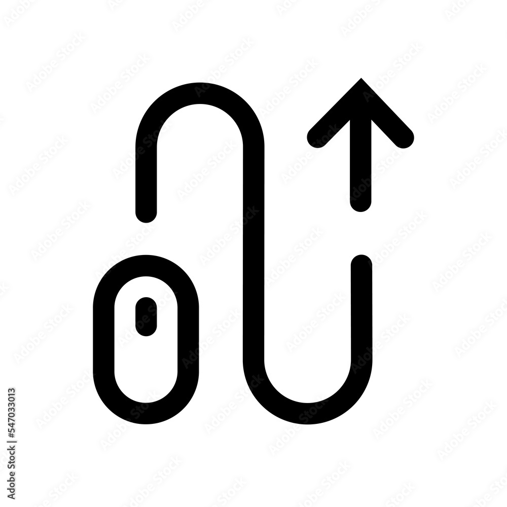 Poster Computer mouse icon design for computer and digital technology theme