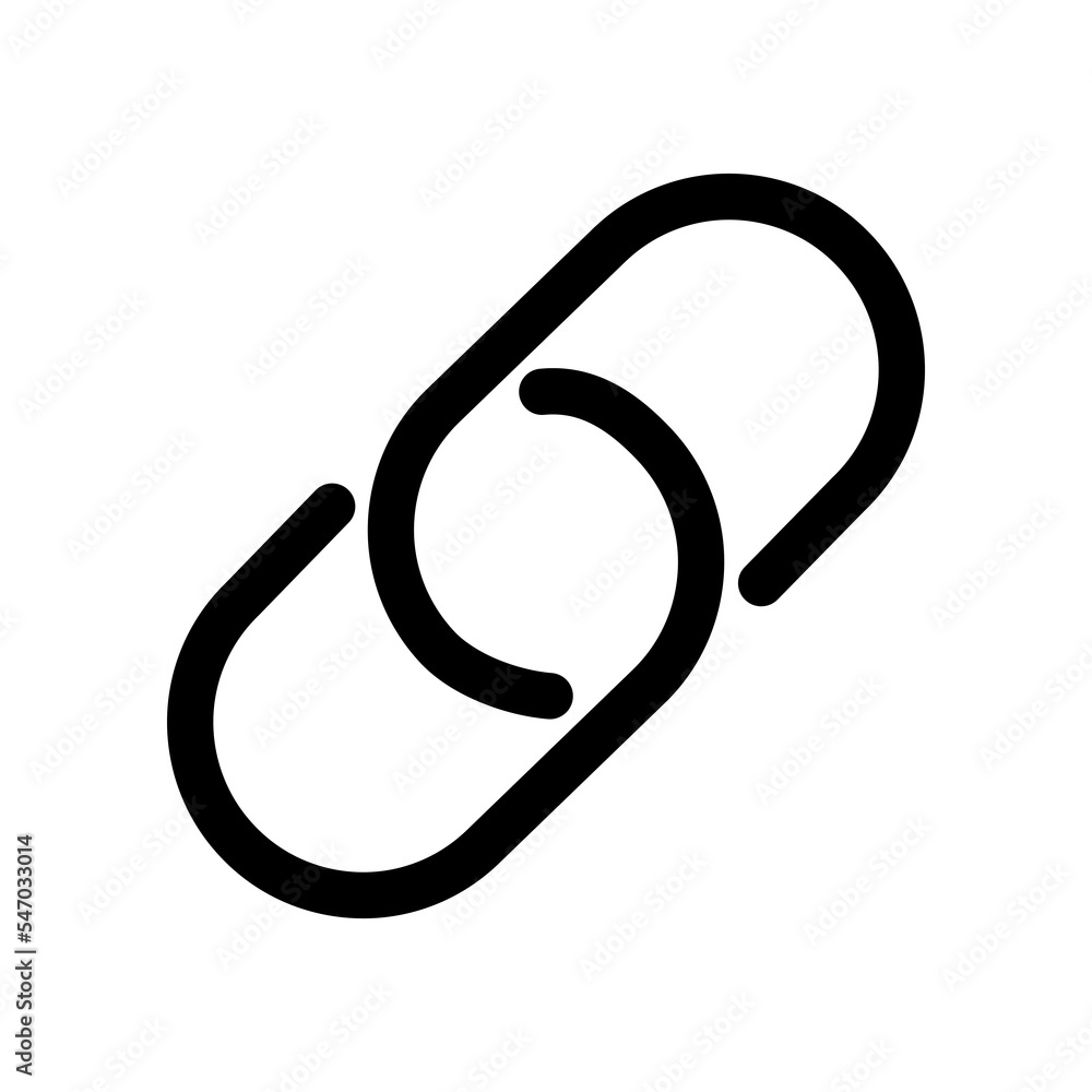 Aufkleber link icon design for computer and digital technology theme