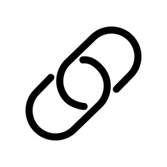 Link icon design for computer and digital technology theme