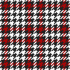 Goose foot. Houndstooth tartan tweed