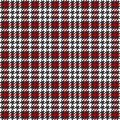 Goose foot. Houndstooth tartan tweed