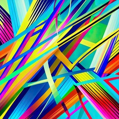 Elegant abstract diagonal multicolored background with lines