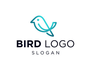 Logo about Bird on a white background. created using the CorelDraw application.