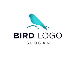 Logo about Bird on a white background. created using the CorelDraw application.