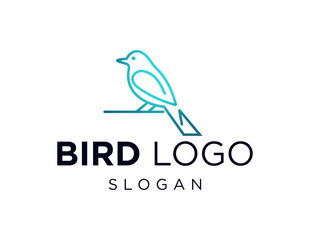 Logo about Bird on a white background. created using the CorelDraw application.