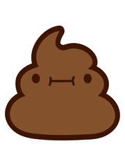 Kawaii Scheiße Haufen Gesicht 
