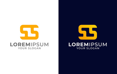 SS Initial Logo Design