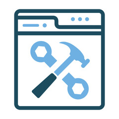 Configuration, website, repair icon