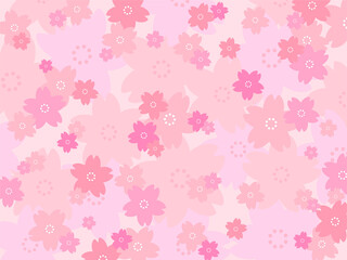 背景素材 桜 春 満開 ピンク色