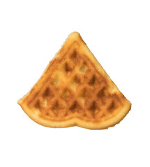 Triangular cookies isolated on a white background.