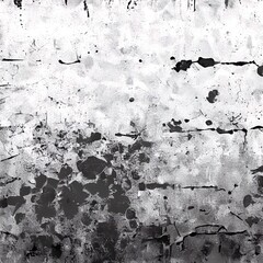 Grunge background of black and white horizontal. Abstract texture for design and decoration. Black and white mixed stains, cracks, chips. Vintage old texture monochrome black and white
