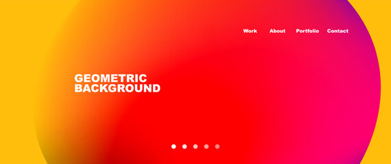 Liquid shapes with flowing gradient colors. Round elements and circles. Vector illustration for wallpaper, banner, background, leaflet, catalog, cover, flyer