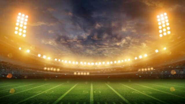 View of an american football stadium	