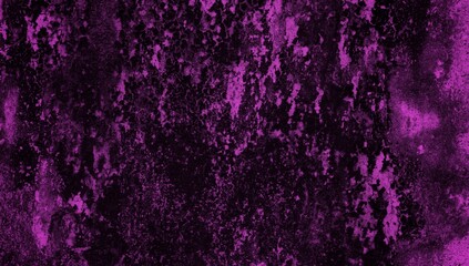 A textured purple concrete wall with a prominent vertical crack. 