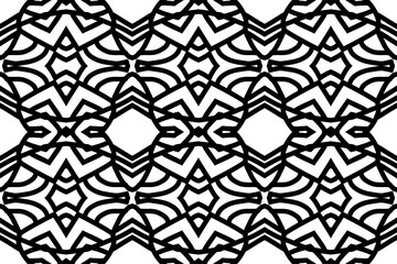 simple background. black and white seamless pattern