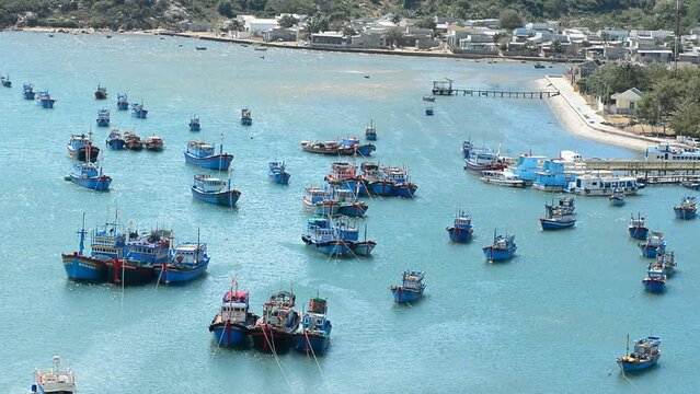 Beautiful sea in the summer, South China Sea, Vietnam.