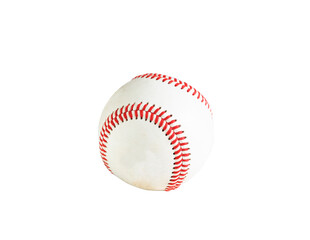 Baseball for collegiate or professional games on transparent background 
