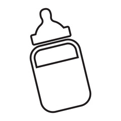 Baby, bottle, milk icon