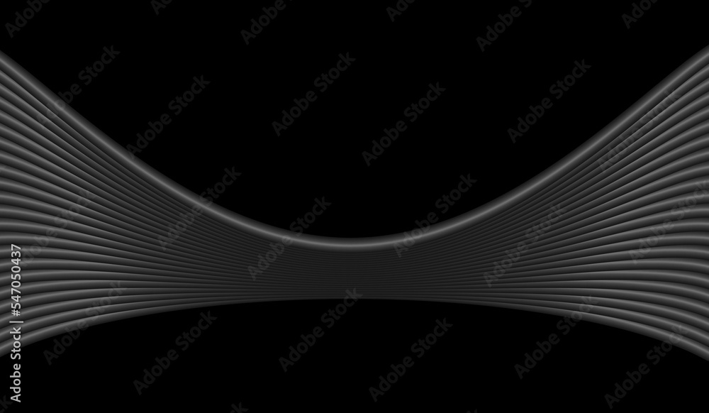 Poster 3d render gray-black elegant line texture texture background