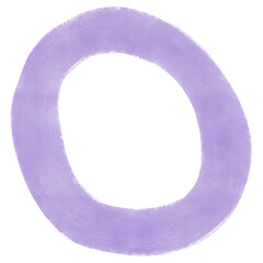 Abstract Watercolor Circle Ring Decoration