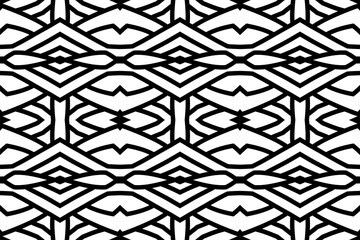 simple background. black and white seamless pattern