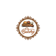 Premium bakery logo template