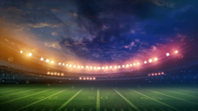 View of an american football stadium	