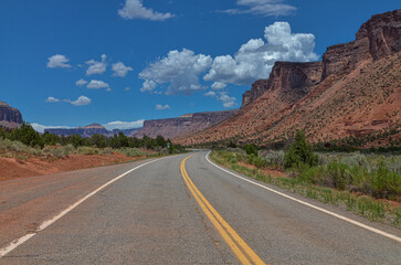 Unaweep-Tabeguache canyon passing Mesa Canyon in Colorado, United States