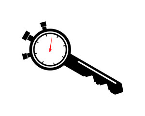 Key with o'clock on it