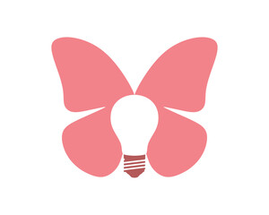 butterfly with bulb shape inside