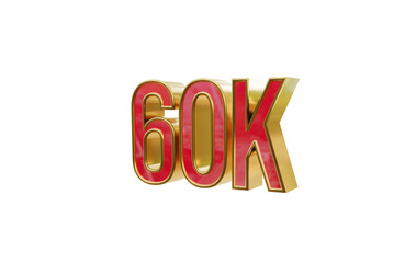 60k left side rotated 3d transparent rendered icon
