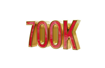 700k left side rotated 3d transparent rendered icon