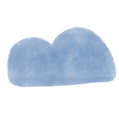 Watercolor Abstract Blob Shape