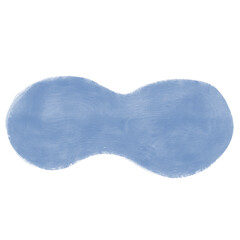 Watercolor Abstract Blob Shape