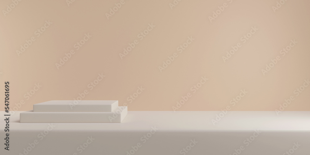Poster 3d background scene with podium. minimal product display mockup with geometric shape object. 3d rend