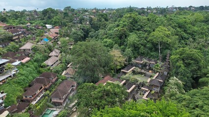 Bali, Indonesia - November 11, 2022: The Campuhan Ridge Walk Ubud