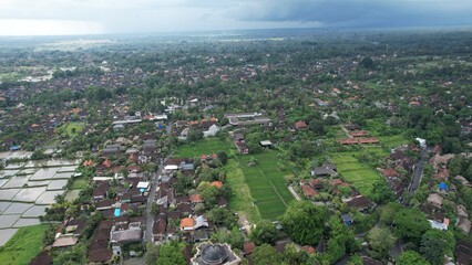 Bali, Indonesia - November 11, 2022: The Campuhan Ridge Walk Ubud