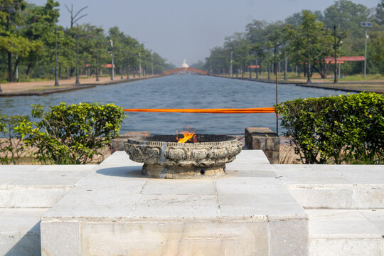 Eternal Peace Flame, Lumbini Nepal