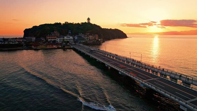 江ノ島 ドローン空撮