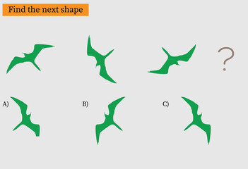 IQ Test Practical Questions. Find the missing.